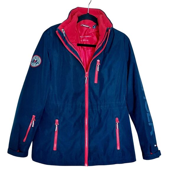 Tommy Hilfiger Women's 3-In-1 All Weather Systems Coat Zip Out Jacket No Hood SM - Picture 1 of 11